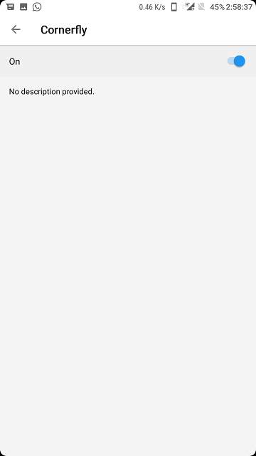 Cornerfly permissions
