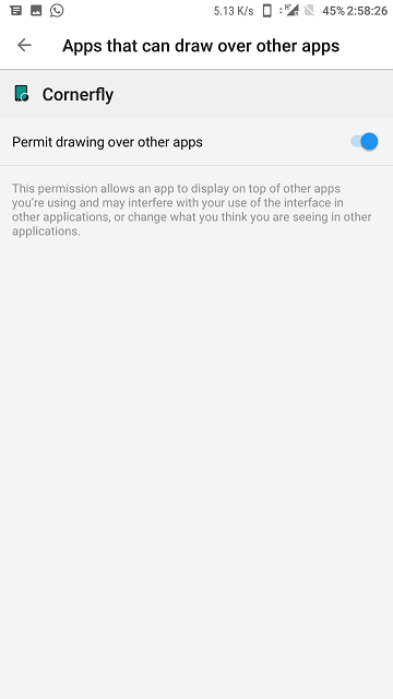 Enable Cornerfly