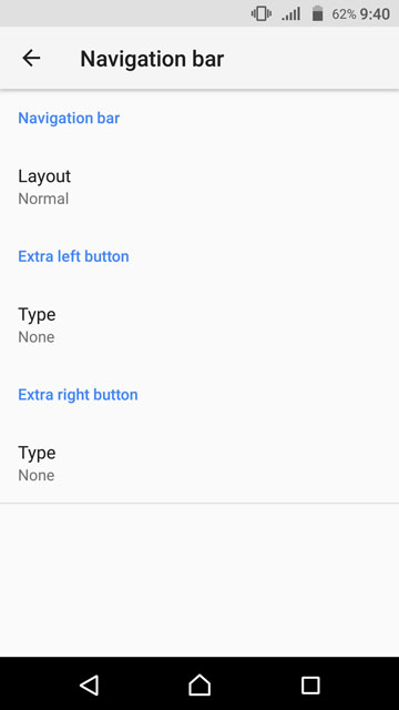 customize nav bar android nougat