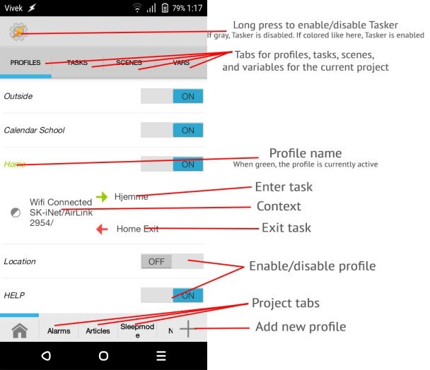 Tasker UI