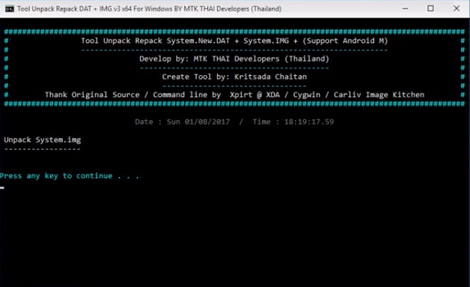 Extract System.img File on Windows