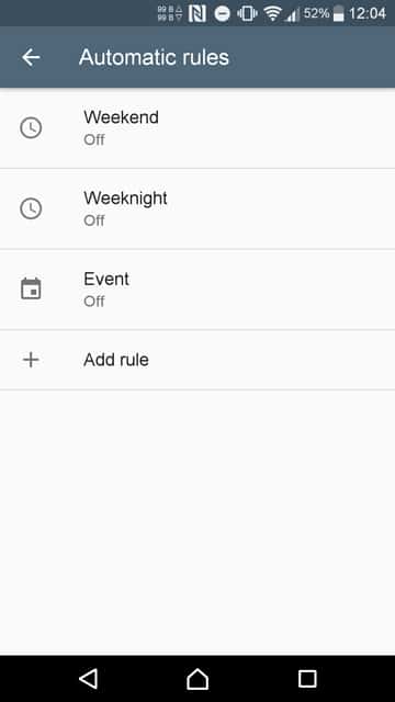 Do not disturb on Android