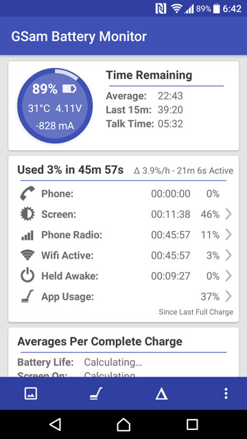 GSam battery stats