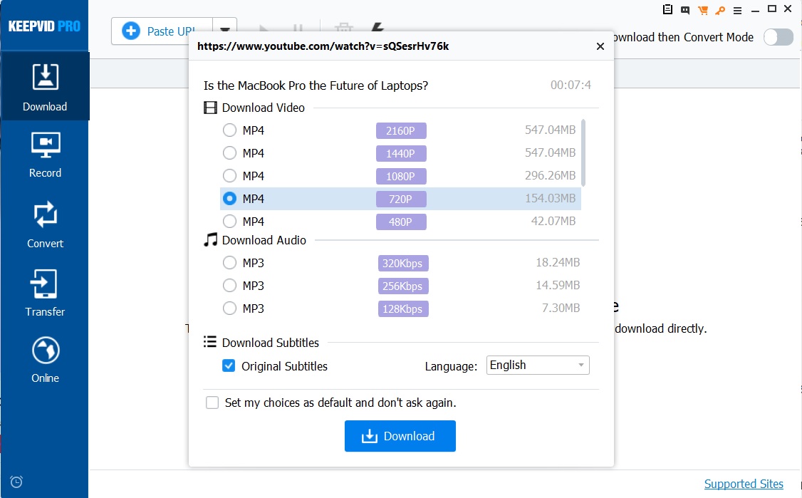 keepvid pro