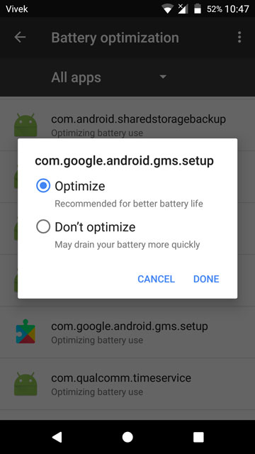Fix Google Play Services Battery Drain