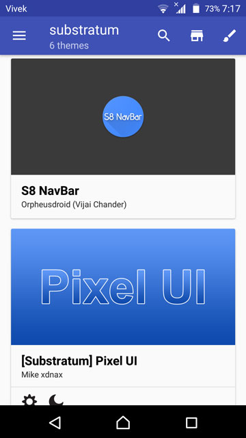 Get Samsung Galaxy S8 Navigation bar on any android device