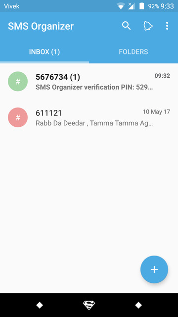 SMS Organizer
