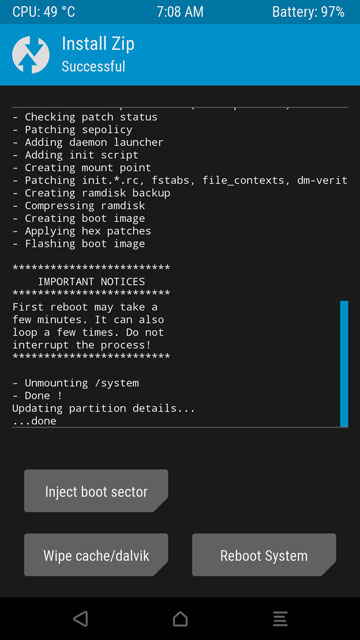 systemless supersu twrp
