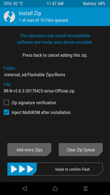 install optiion twrp
