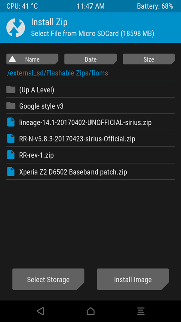 install zip in twrp