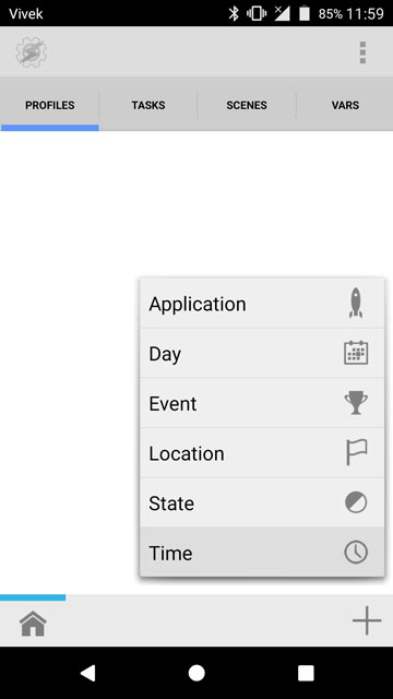 Tasker Tutorial : Creating a Task
