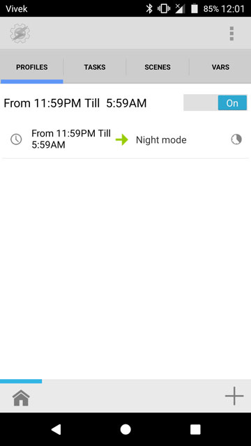 Tasker Tutorial : Creating a Task