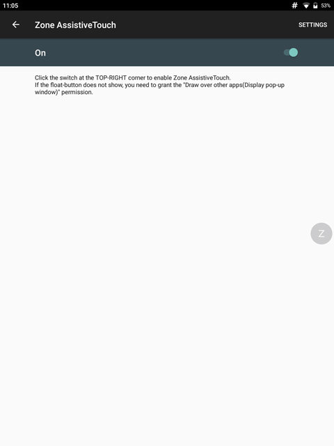 enable accessibility settings