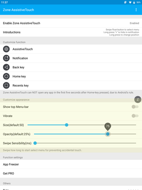 Quick ball Navigation Android