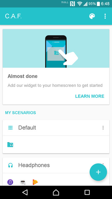 contextual app folder