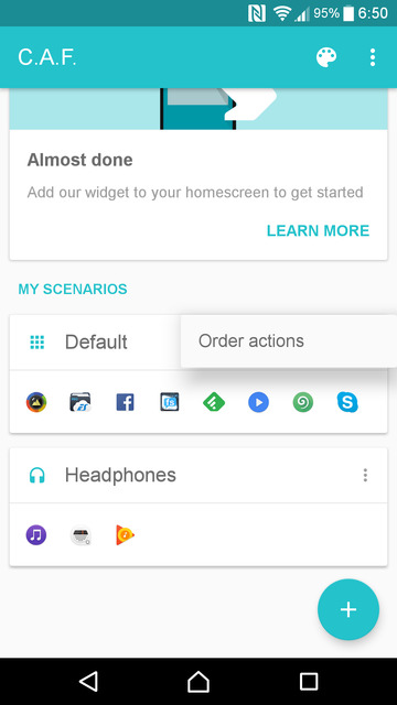 contextual app folder