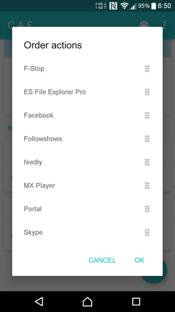 contextual app folder