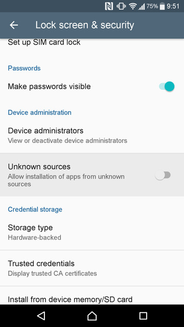 android lockscreen security