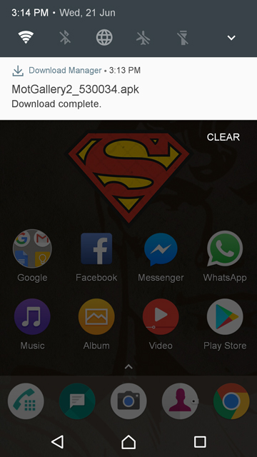 stock Motorola Gallery app