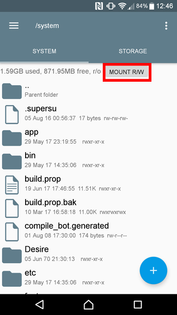 android system files
