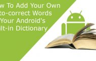 Built-in Dictionary - Add Your Own Auto-correct Words - Droid Views