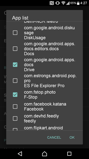 automatically clear Android app cache