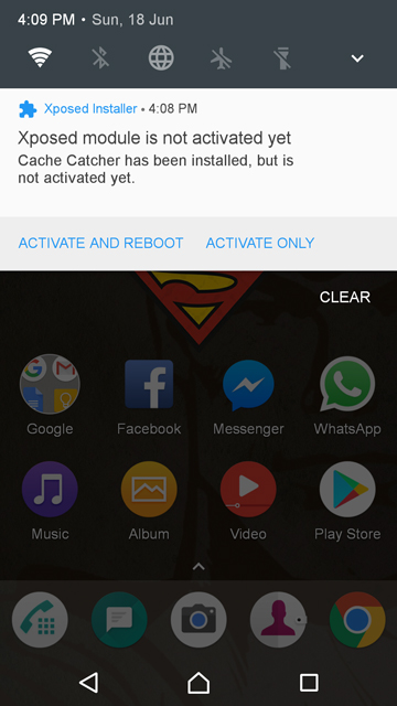 automatically clear Android app cache