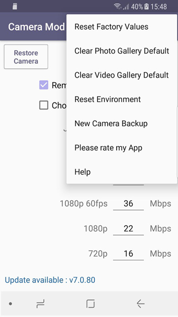 Zero camera mod for samsung galaxy s8