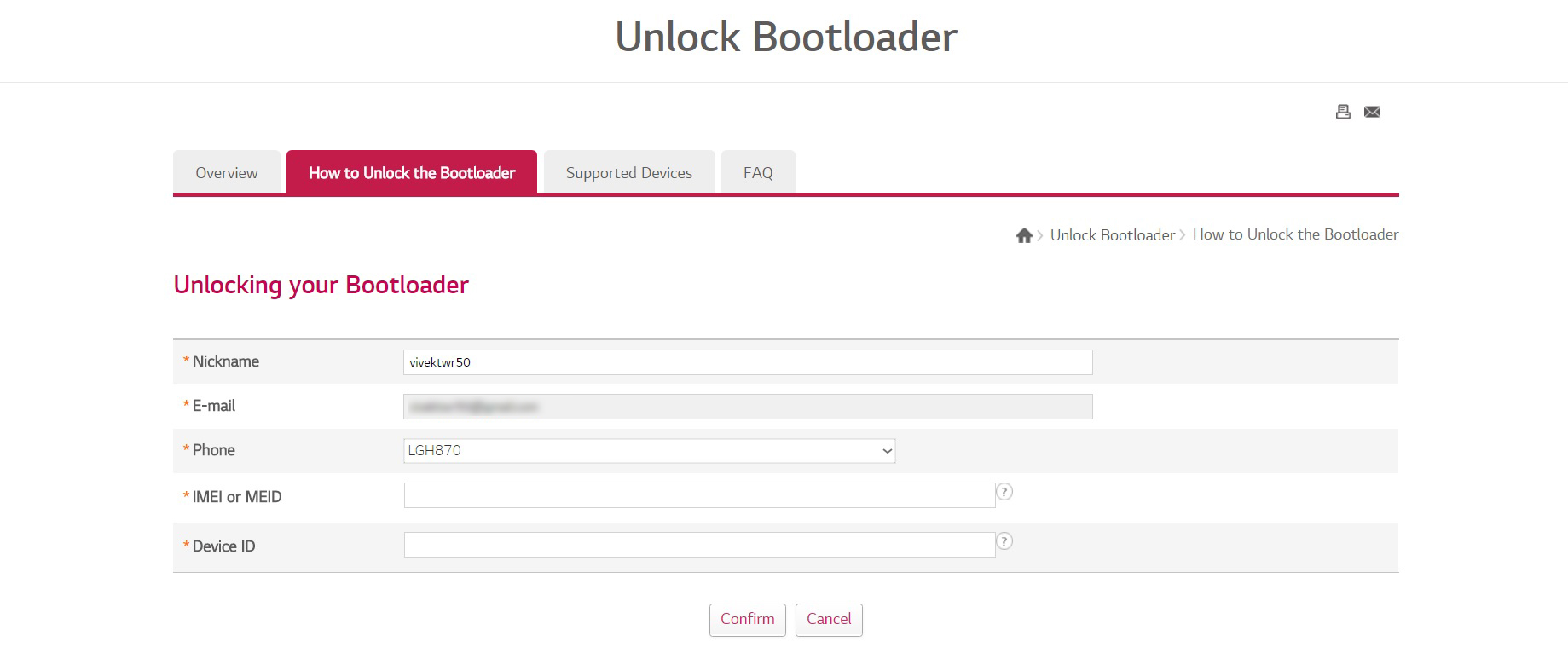 unlock bootloader lg g6