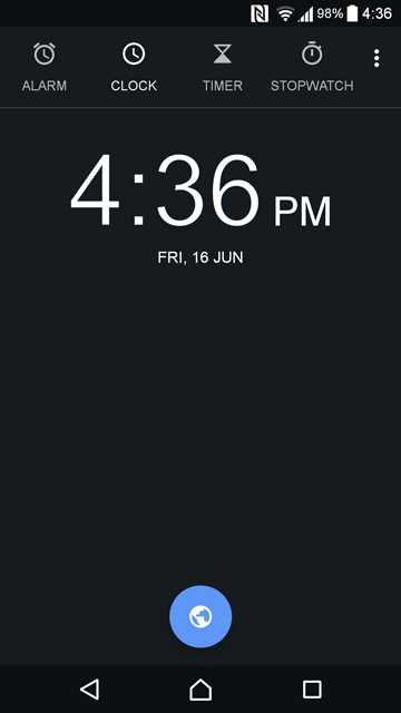 Android O clock