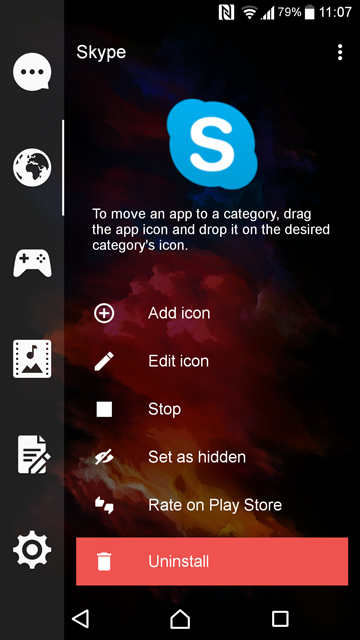 smart app drawer
