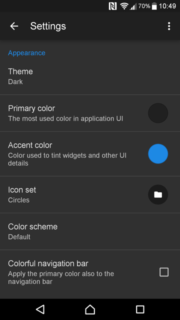 Dark themed app replacements for your android
