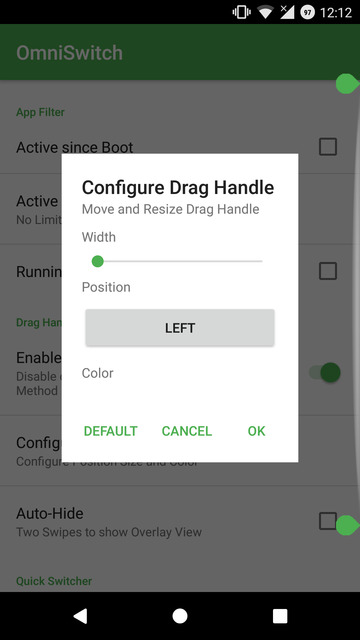 Switch The Recent Apps Screen On Android Nougat With OmniSwitch