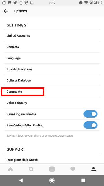 Filter comments on your posts