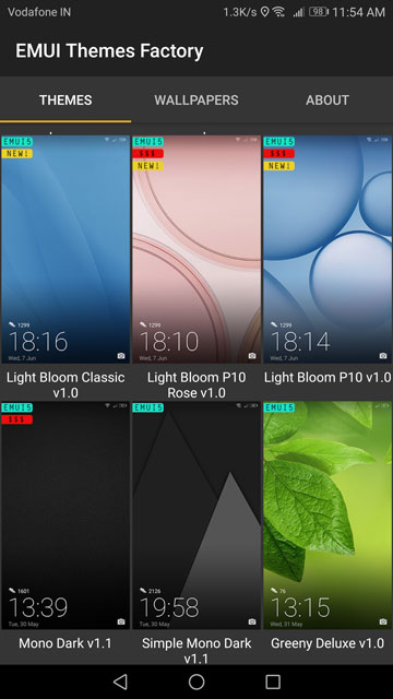 emui themes factory