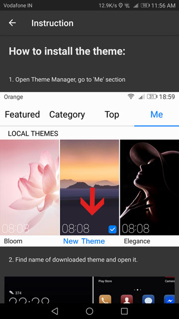 install emui theme
