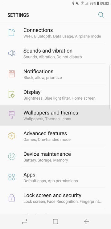 Material Black Galaxy Theme