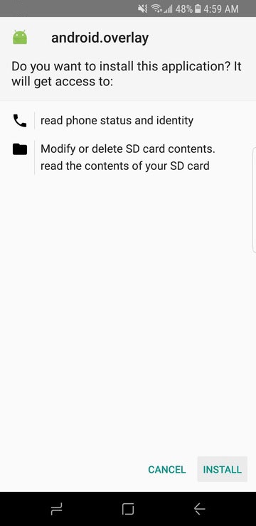 galaxy s8 night theme apk