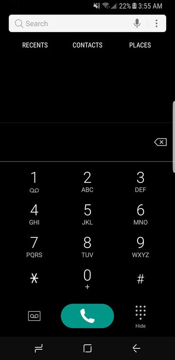 night theme on galaxy s8