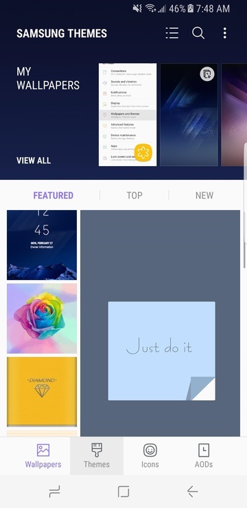 Material Black Galaxy Theme