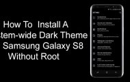 Samsung Galaxy S8 - Install Systemwide Dark Theme - Droid Views