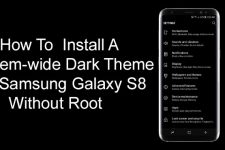 Samsung Galaxy S8 - Install Systemwide Dark Theme - Droid Views