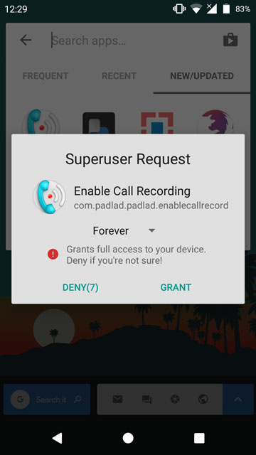 enable call recording on OnePlus T and OnePlus 5
