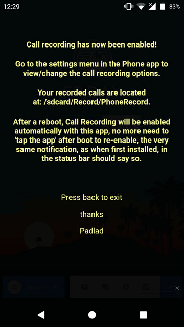 enable call recording on OnePlus T and OnePlus 5