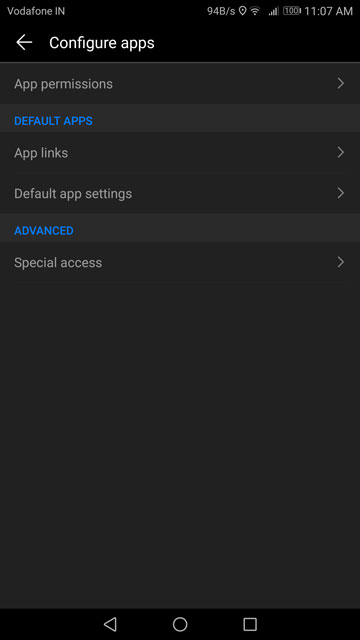 configure apps