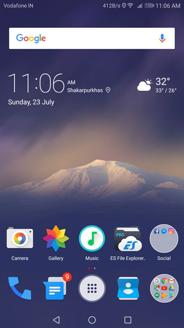 EMUI 5 on Honor 8 Pro