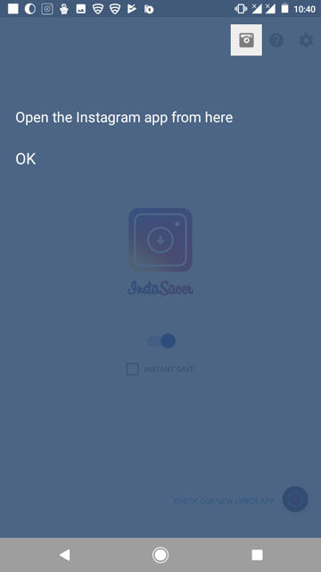 allow access to instagram