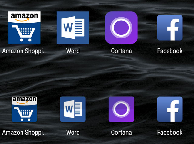 Materialize all app icons on Android