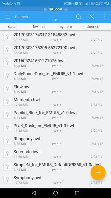 Fix EMUI 5 Themes App After Unlocking Bootloader