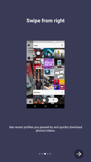 Instagram Downloader help screen
